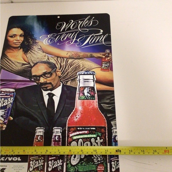 colt 45 Blast Works Everytime Snoop Dogg metal tin sign - Picture 5 of 5